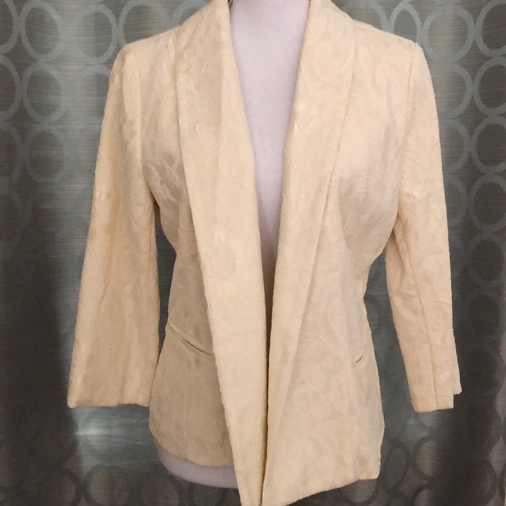 Eros Apparel - Open Front Lace Blazer